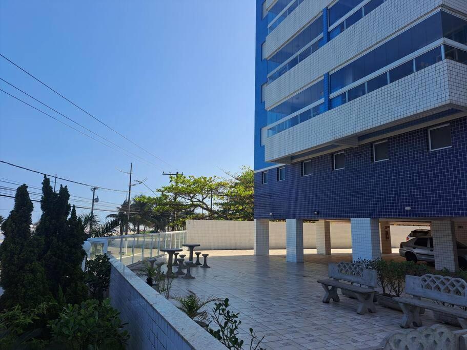 Apto Aconchegante Beira Mar Com Ar No Quarto Solemar Exterior photo